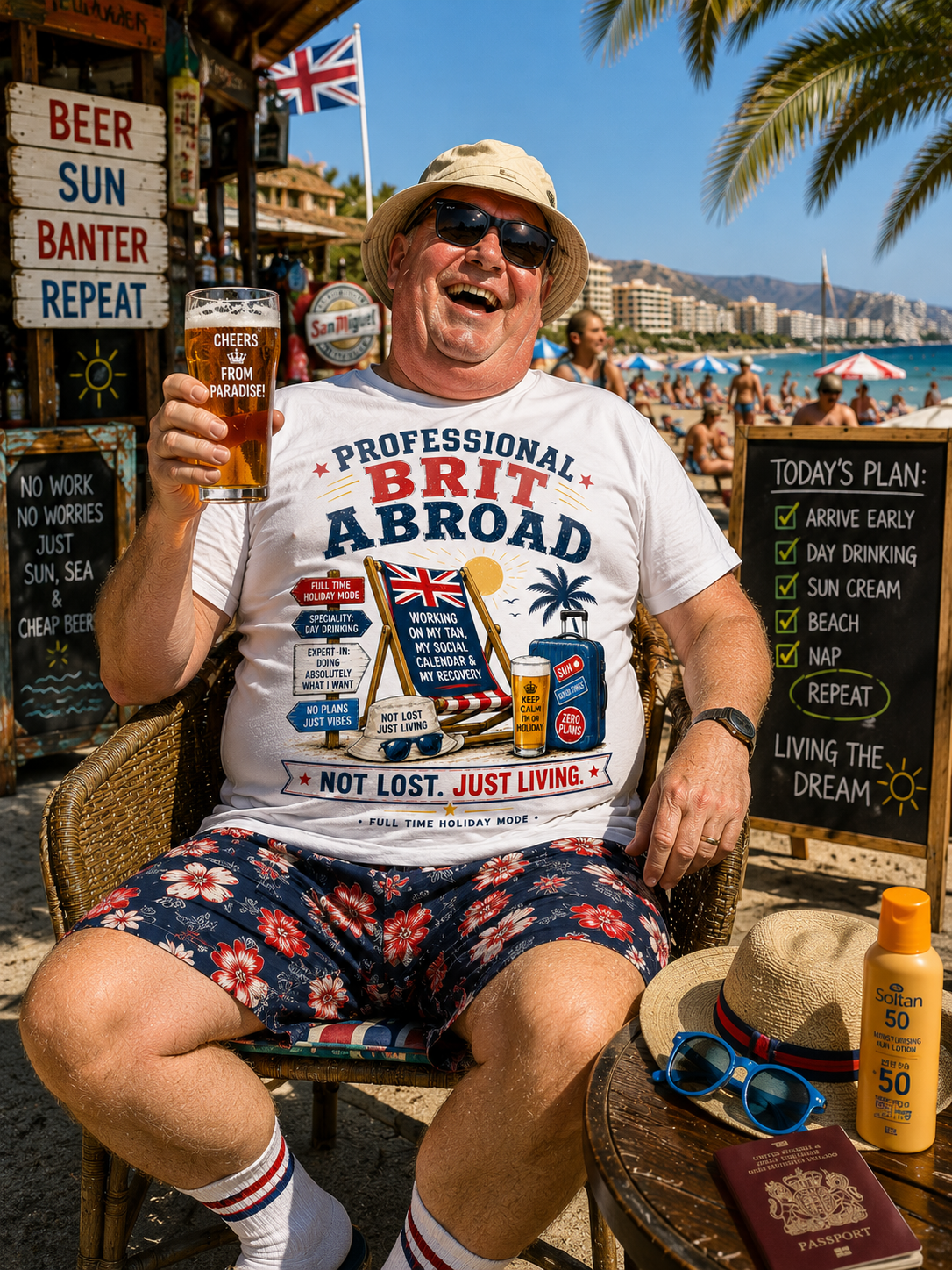 Professional Brit Abroad T-Shirt